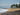 Palm-lined tropical coastline, Ghana