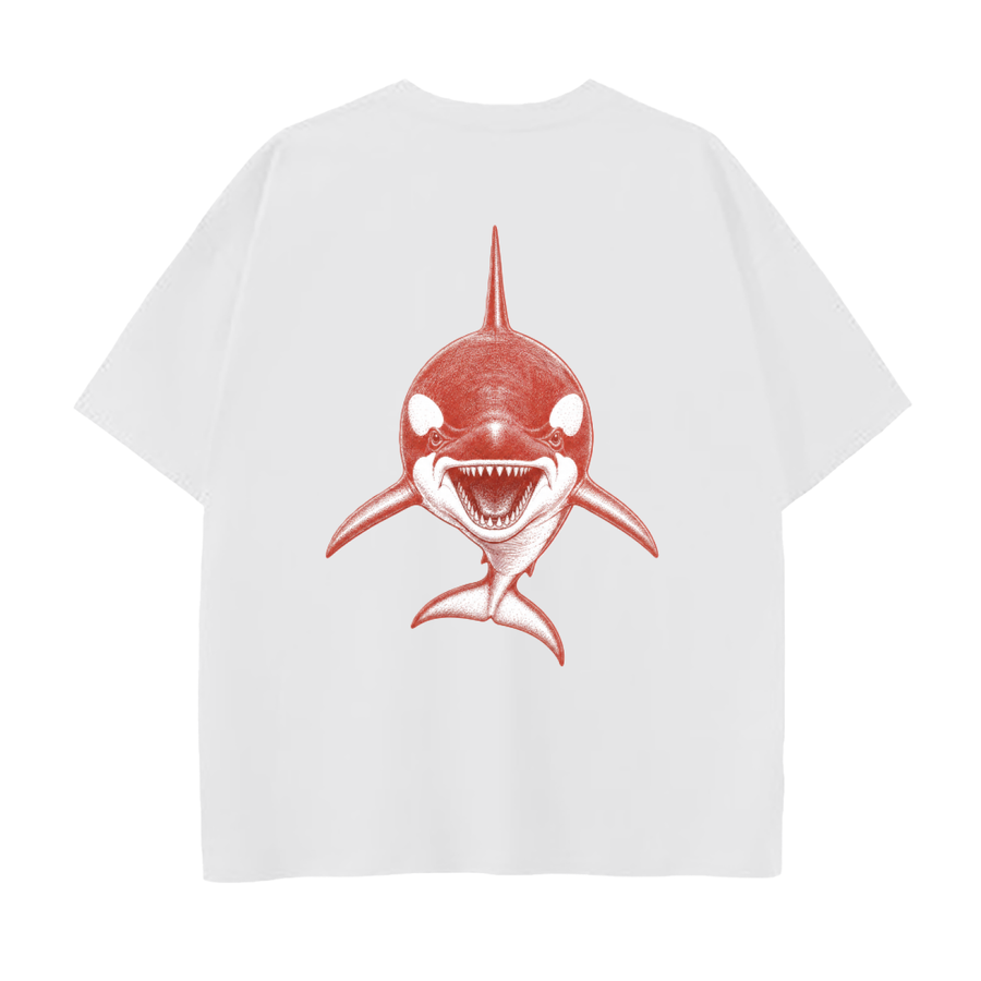 Rage Killer Whale - back design